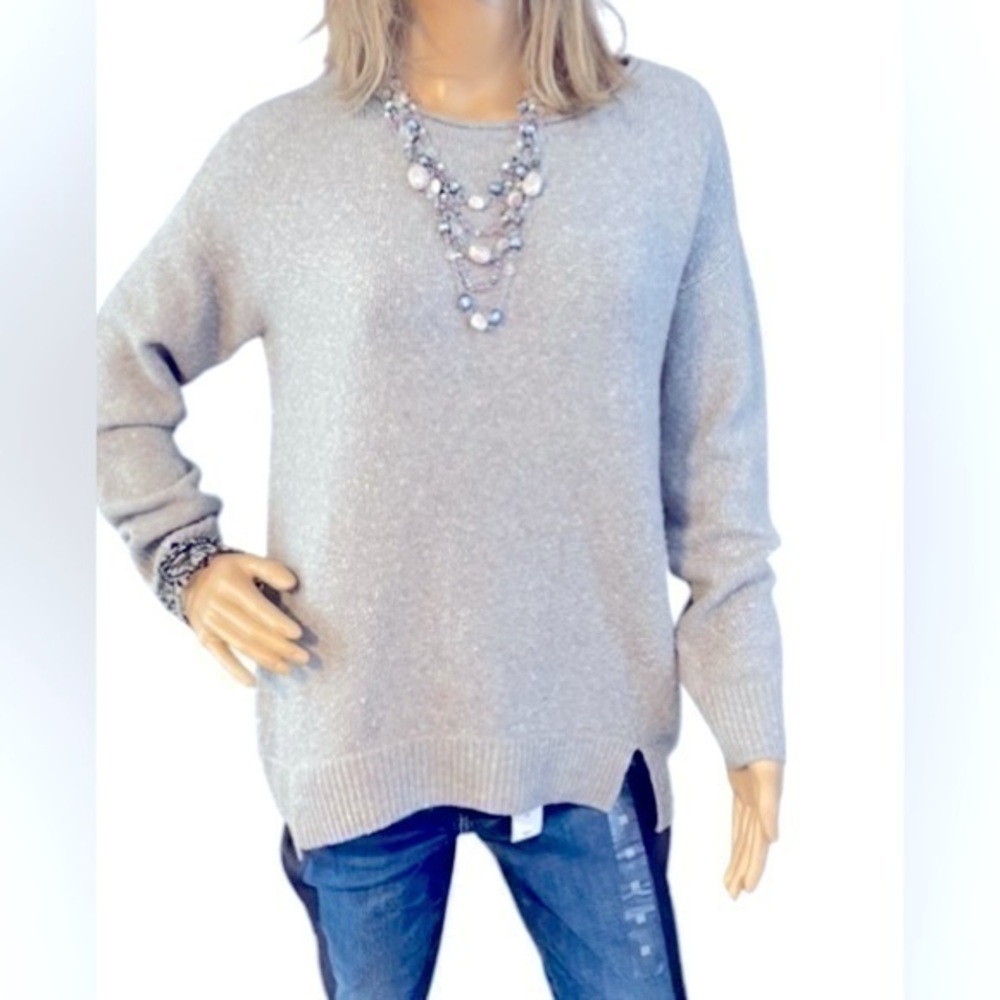 Michael Kors Oversized Crewneck Pullover with Split Side’s. Like New!